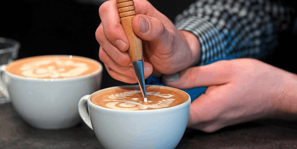 Técnicas de arte latte avanzadas
